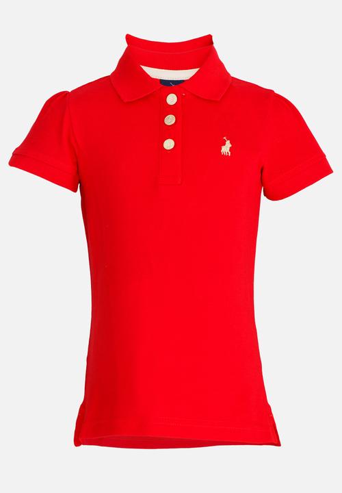 POLO - Nina SS Golfer Red