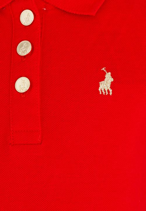 POLO - Nina SS Golfer Red