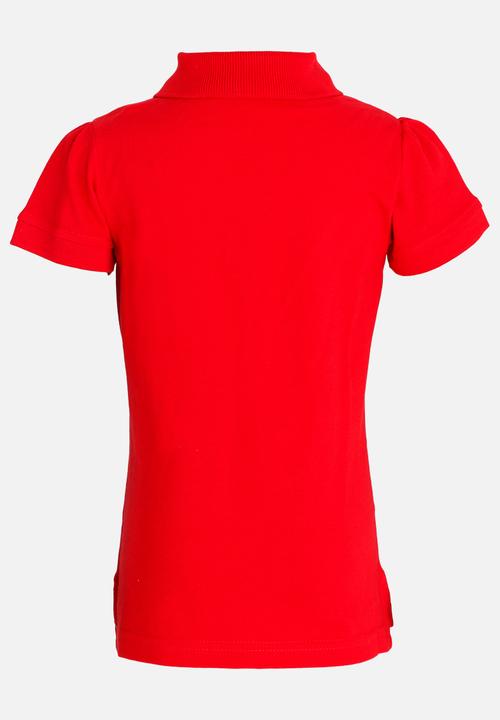 POLO - Nina SS Golfer Red