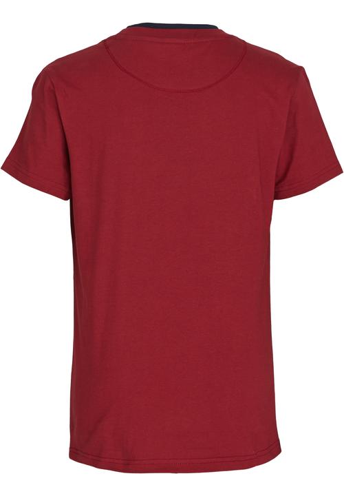 POLO - Classic Ss Crew Neck Tee Dark Red