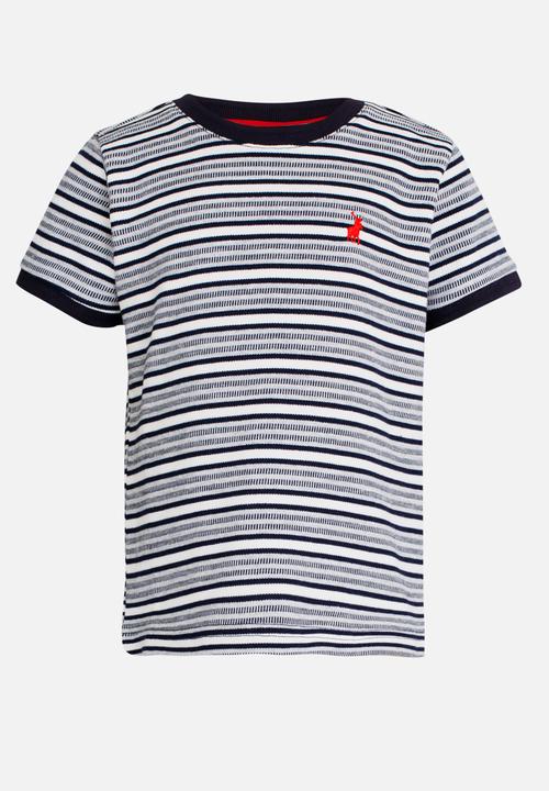 POLO - Daniel Striped Tee Navy