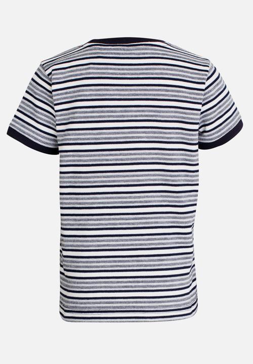 POLO - Daniel Striped Tee Navy