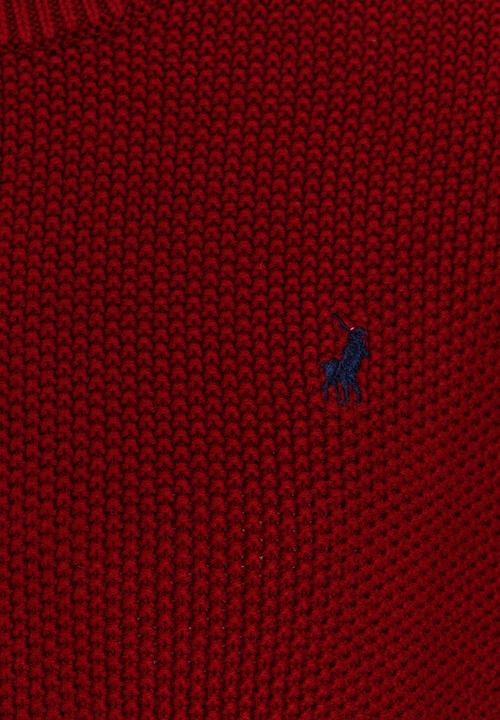 POLO - Nicola LS Knitted Dress Red