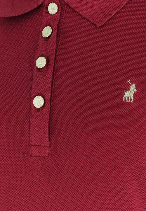 POLO - Dakota SS Golfer Dress Red
