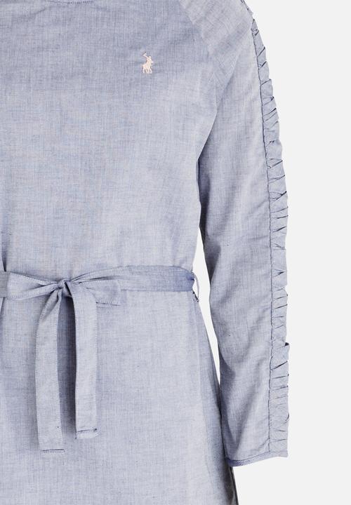 POLO - Emma LS Belted Dress Navy