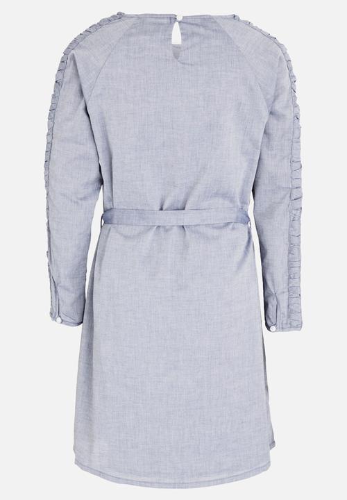 POLO - Emma LS Belted Dress Navy