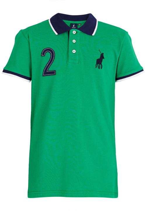 POLO - Classic Ss Numerical Golfer Green