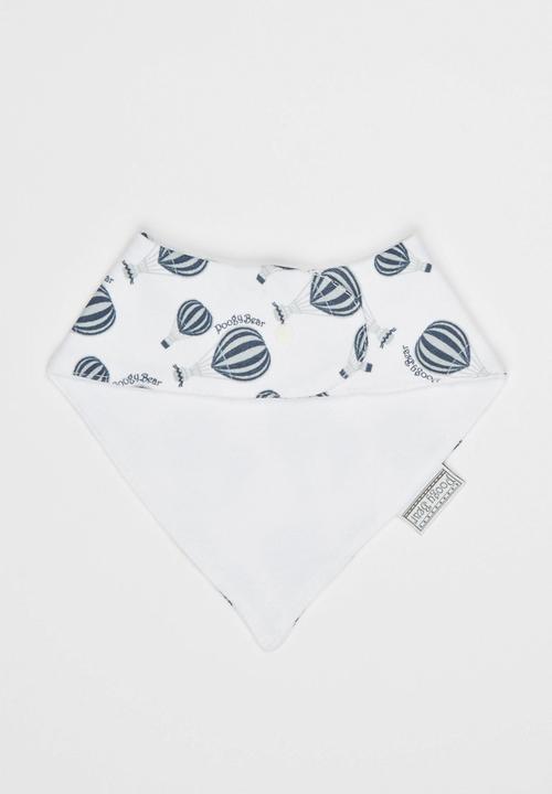 Poogy Bear - Hot Air Balloon Bib Navy