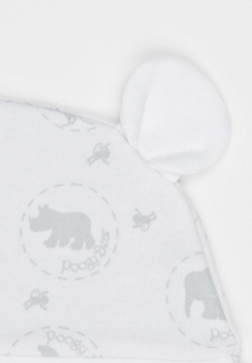 Poogy Bear - Safari Ears Beanie Grey