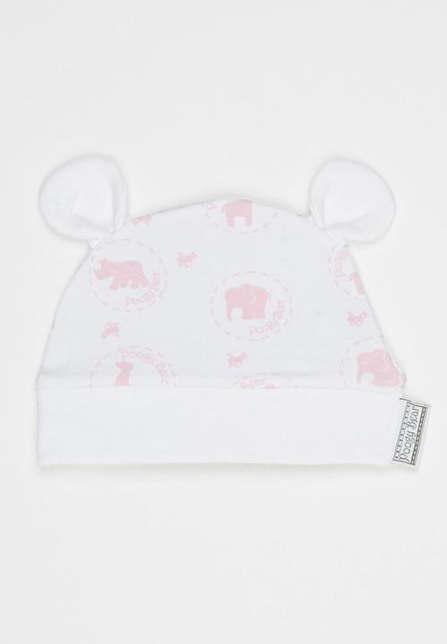 Poogy Bear - Safari Ears Beanie Mid Pink