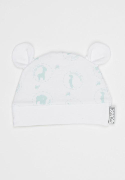 Poogy Bear - Safari Ears Beanie Aqua