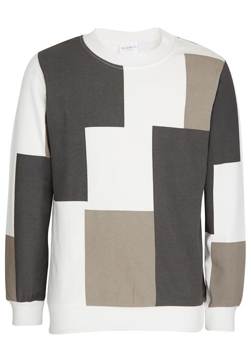 Pop Candy - Colour Block Jumpler Multi-colour