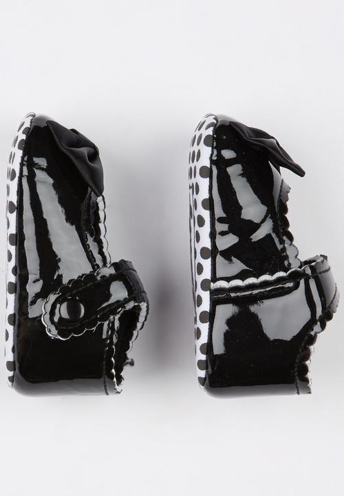 Pop Candy - Mary Jane Shoes With Bows Black