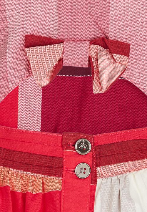 Pop Candy - Check Dress Mid Pink