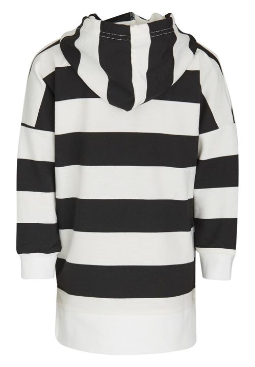 Pop Candy - Hooded Dress Black and White