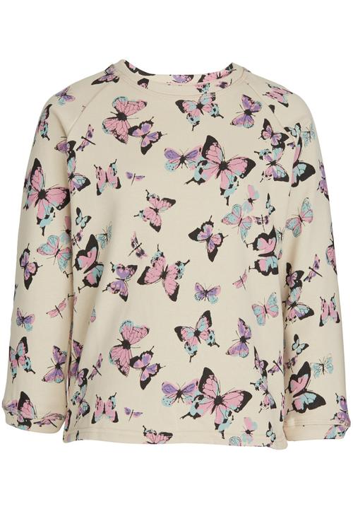 Pop Candy - Printed Butterfly Sweater Multi-colour