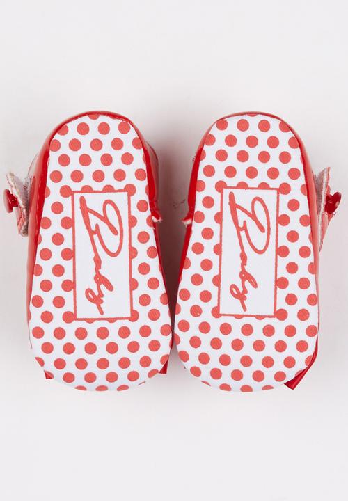 Pop Candy - Mary Jane Shoes With Bows Red