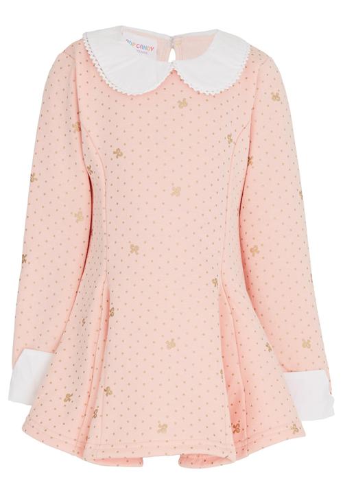 Pop Candy - Peter Pan Collar Dress Pale Pink