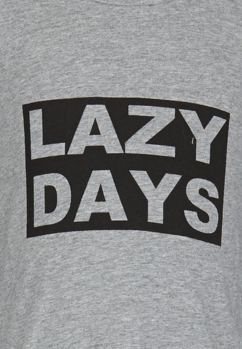 Pop Candy - Printed L/S Tee Grey