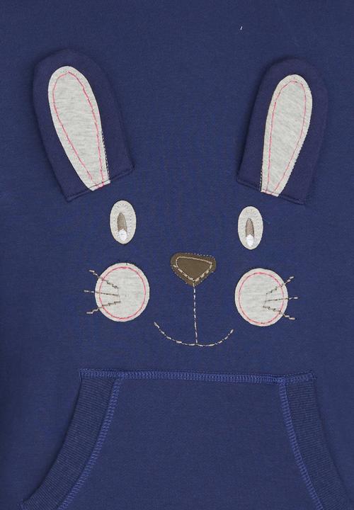 Pop Candy - Printed Hoodie Navy