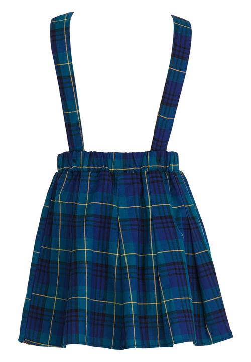 Pop Candy - Dungaree Skirt Navy