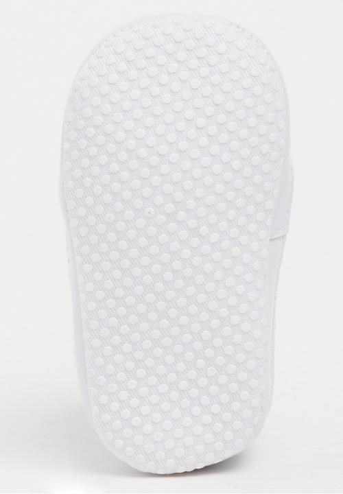 Pop Candy - Quilted PU Hi Top Sneaker White