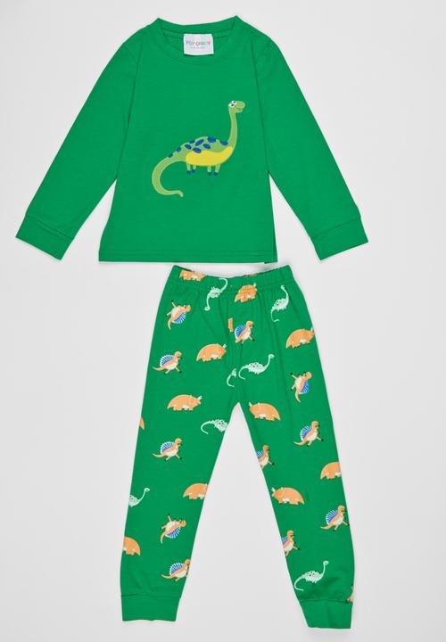 Pop Candy - Dinosaur PJ Set Green