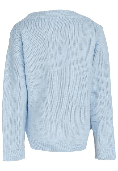 Pop Candy - Pointelle Jumper Blue