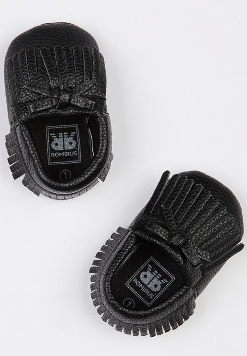 Pop Candy - Fringed Moccasin Black