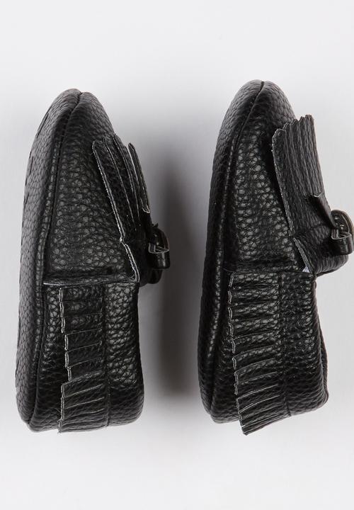 Pop Candy - Fringed Moccasin Black