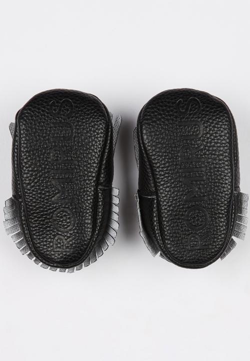 Pop Candy - Fringed Moccasin Black
