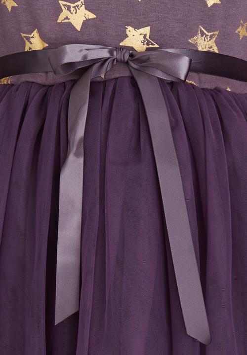 Pop Candy - Combo Dress Dark Purple