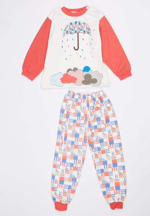 Pop Candy - Girls  PJ Set Multi-colour