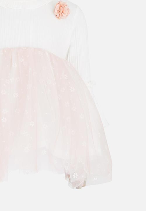 Pop Candy - Tulle Combo Dress Pale Pink