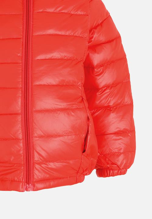 Pop Candy - Girls  Puffer Jacket Red