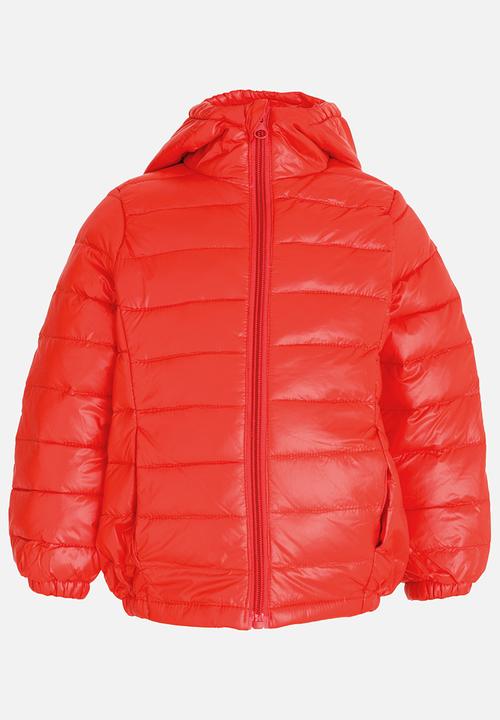 Pop Candy - Girls  Puffer Jacket Red