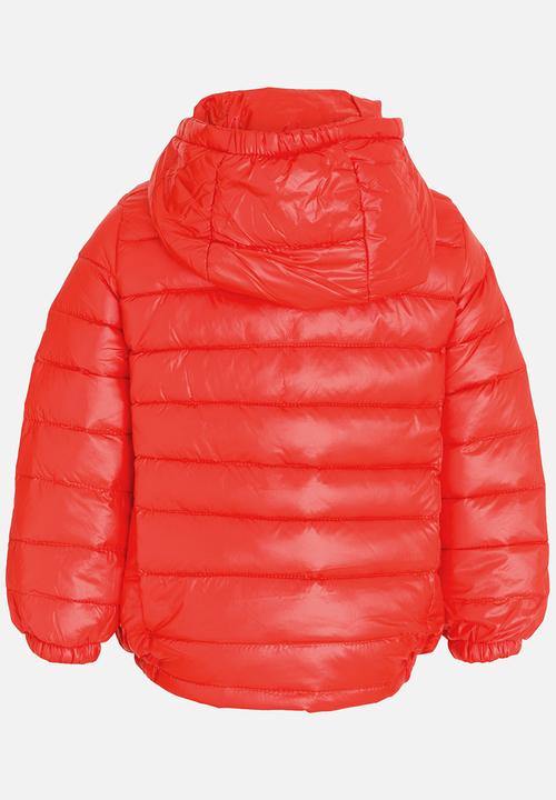 Pop Candy - Girls  Puffer Jacket Red