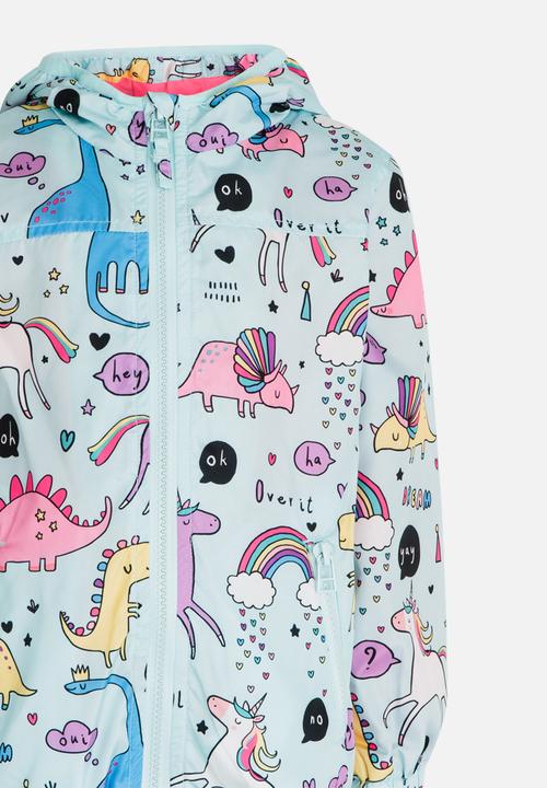 Pop Candy - Printed Long Sleeve Jacket Multi-colour
