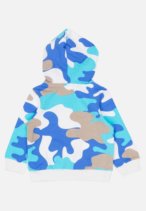 Pop Candy - Camo Hoodie Blue