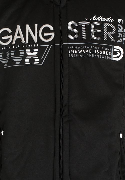 Pop Candy - Gangster printed jacket - black 