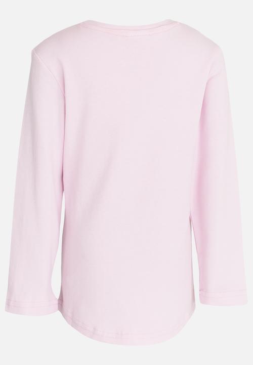 Pop Candy - Printed Sweat Top Mid Pink