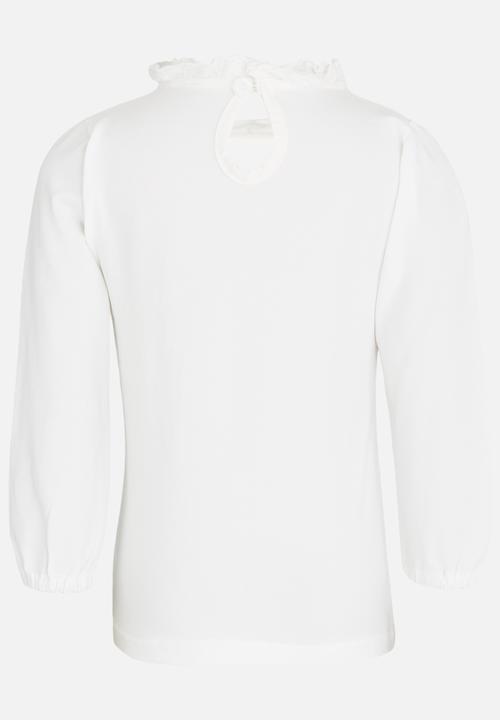 Pop Candy - Long Sleeve Blouse White
