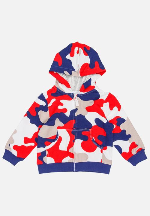 Pop Candy - Camo Hoodie Multi-colour