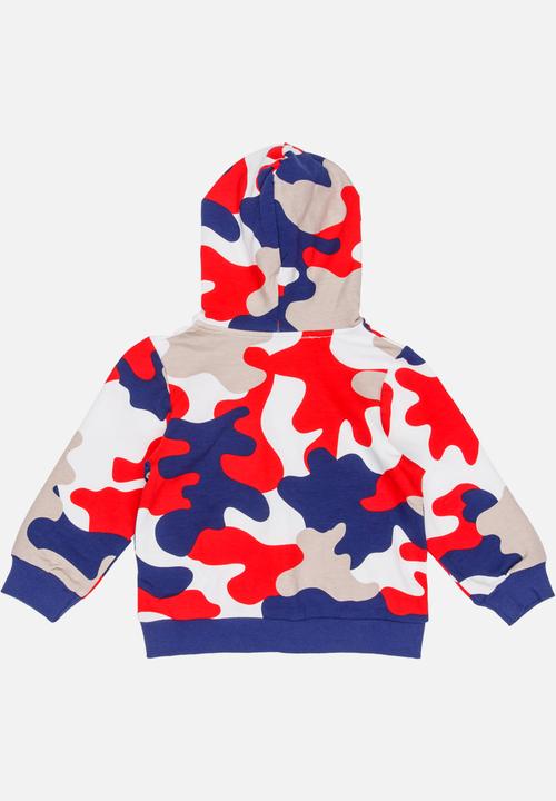 Pop Candy - Camo Hoodie Multi-colour