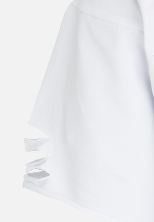 Pop Candy - Girls Statement Tee White