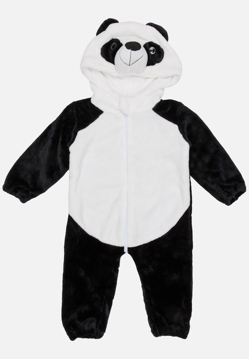 Pop Candy - Panda Onesie Black and White