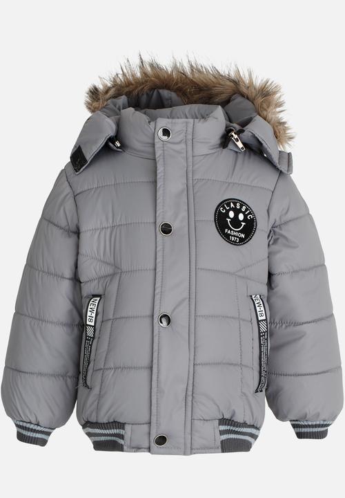Pop Candy - Hooded Jacket Grey