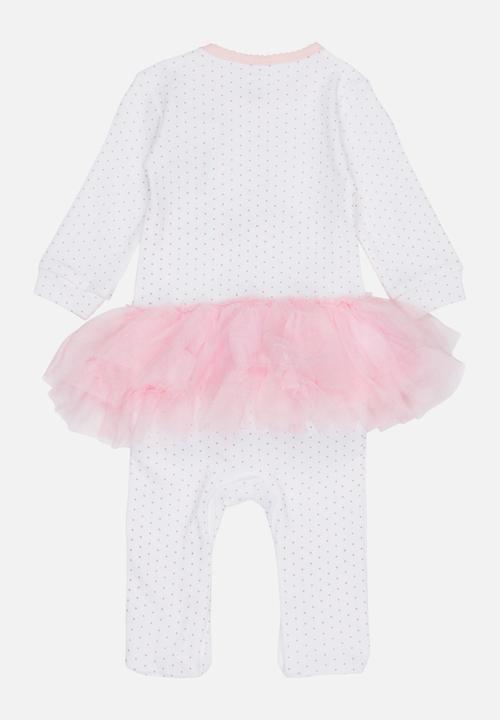 Pop Candy - Printed Tutu Sleepsuit Pale Pink