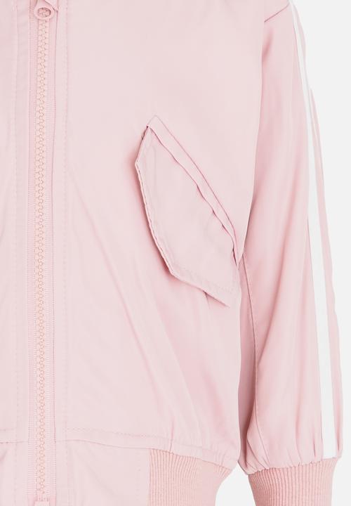 Pop Candy - Girls  Baseball Jacket Pale Pink