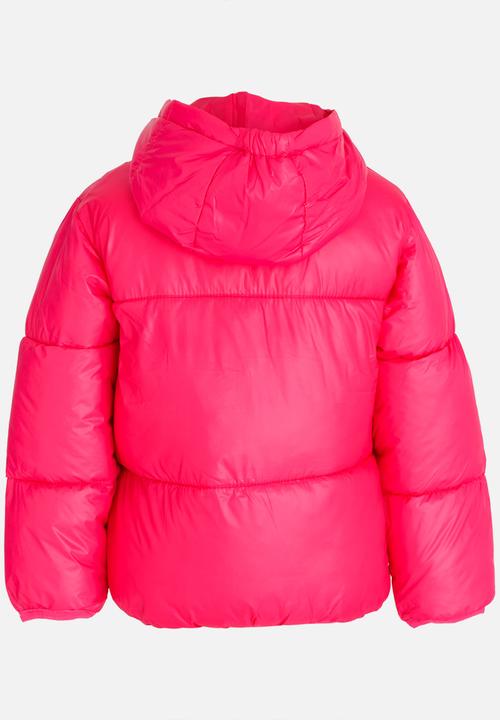 Pop Candy - Girls Puffer Jacket Mid Pink